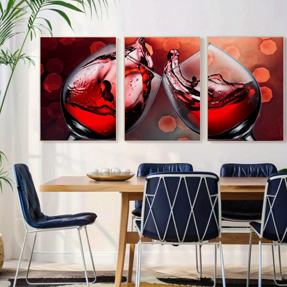 Photography Close Up - Set of 3 Unframed Canvas Prints