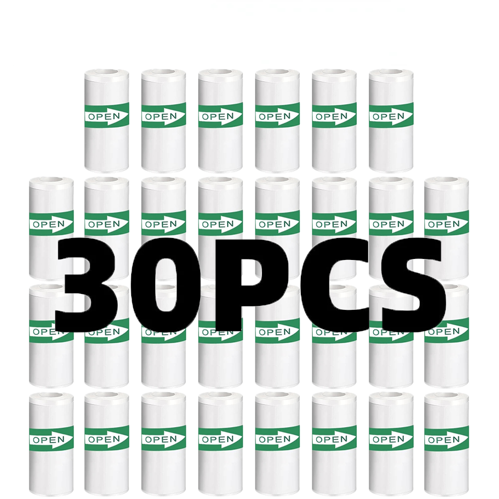 Photography And Videography - 30 Rolls 57*25mm Thermal Paper White