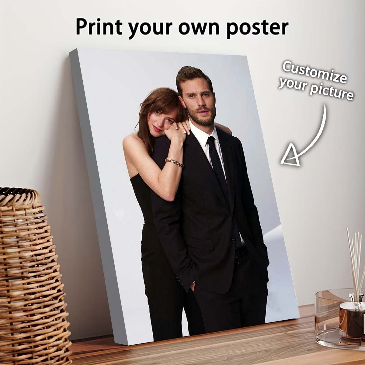 Photograph Lyrics - Custom Print Canvas Painting From Your