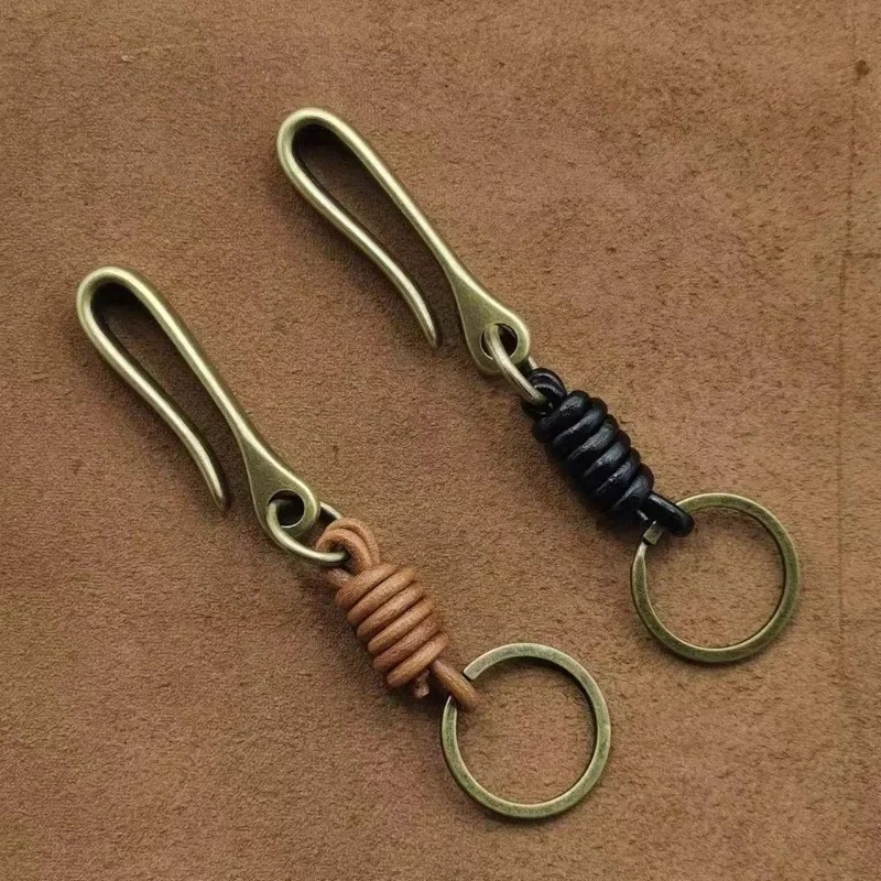 Photography Rules - Handwoven Genuine Leather Key Ring for