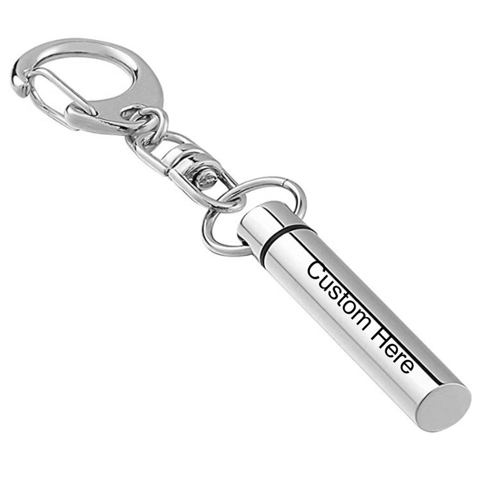 Photography Rules - Free Engraved Stainless Steel Keyring Cylinder
