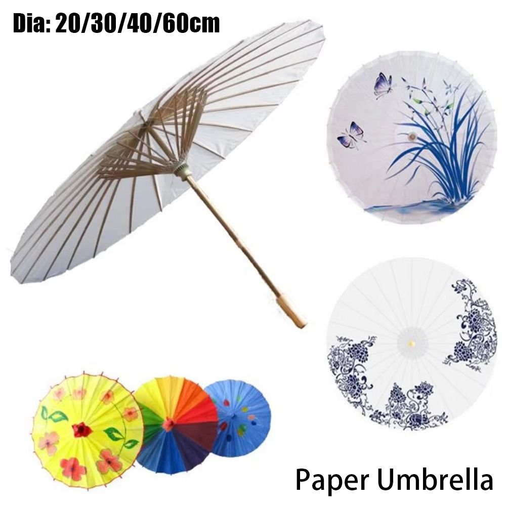 1Pcs Dia 20/30/40/60cm Paper U - Photography Umbrella 评论和价格