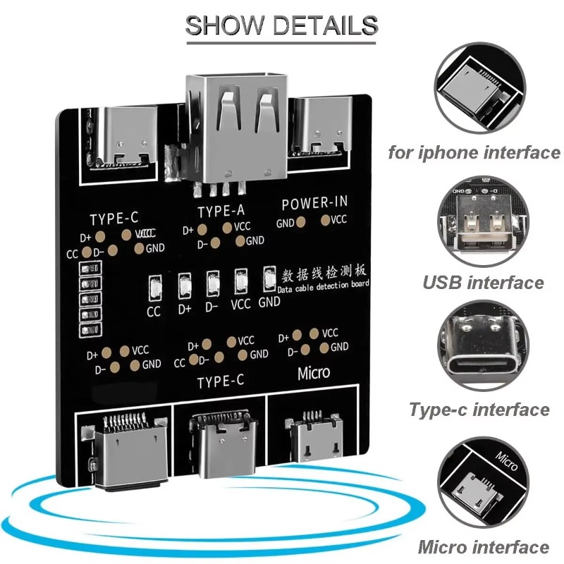 1/2/3Pcs DT3 USB Tester Data C - Tethering Cable Usb 评论和价格