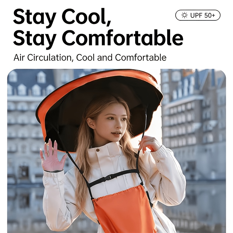 UPF50 +Foldable Hands-Free Hea - Photography Umbrella 评论和价格
