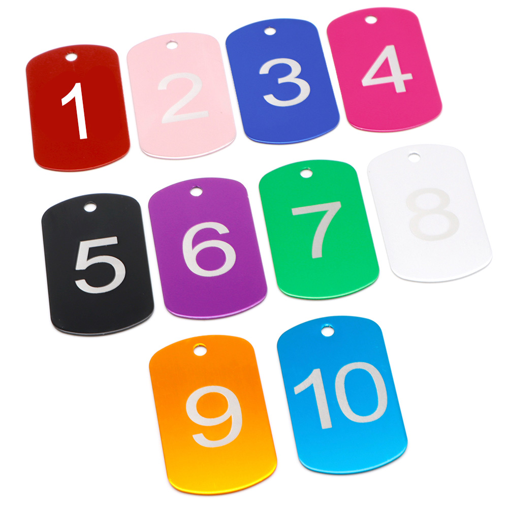 Number Tag Rectangular Aluminu - Photography Rules 评论和价格