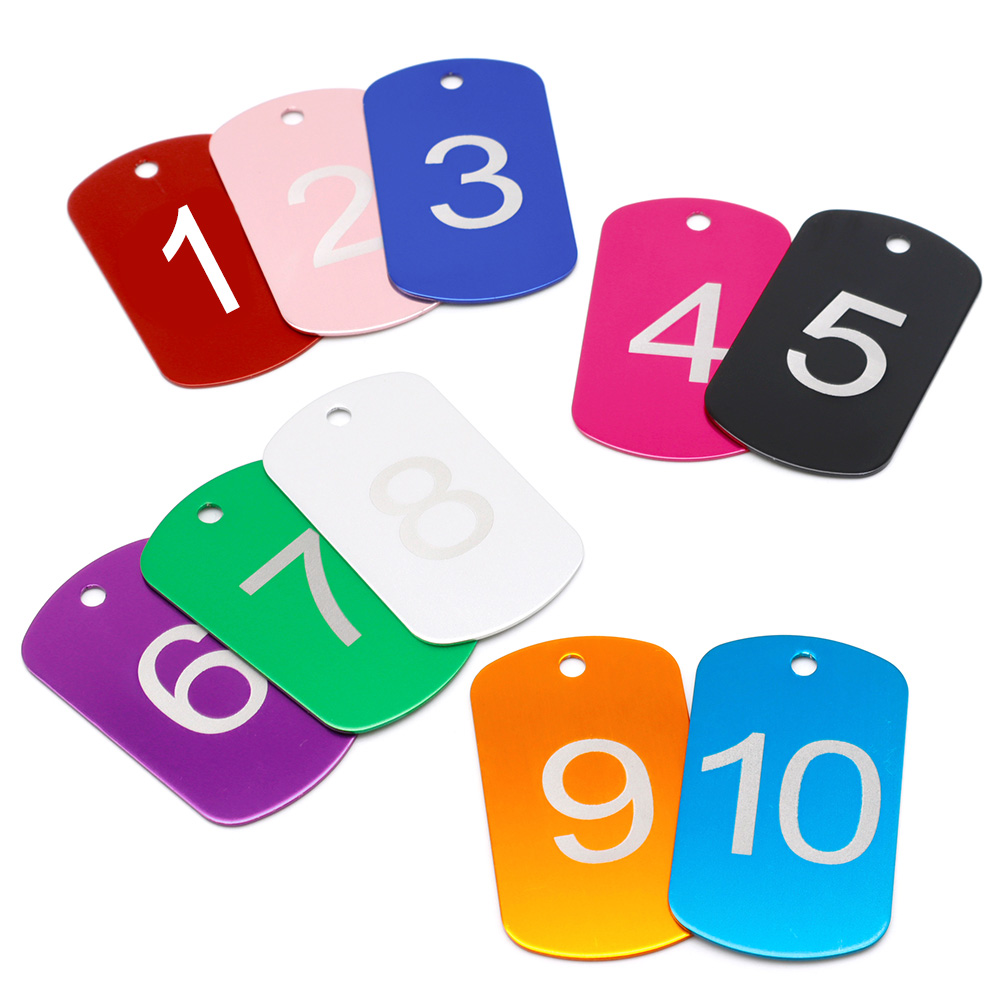 Number Tag Rectangular Aluminu - Photography Rules 评论和价格