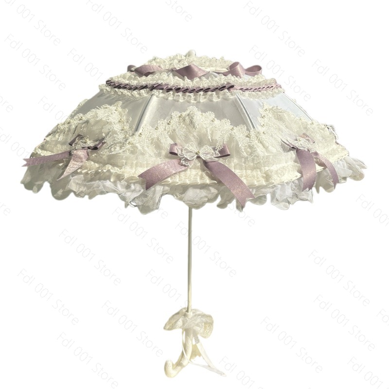 Lolita Girl Heart Princess Pur - Photography Umbrella 评论和价格