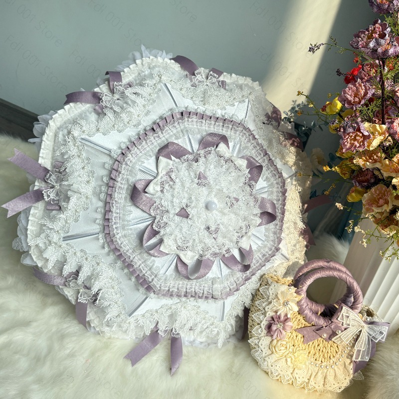 Lolita Girl Heart Princess Pur - Photography Umbrella 评论和价格