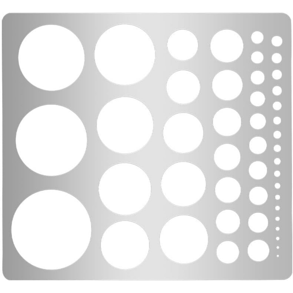 1Pcs Metal Circle Stencil Temp - Photography Rules 评论和价格