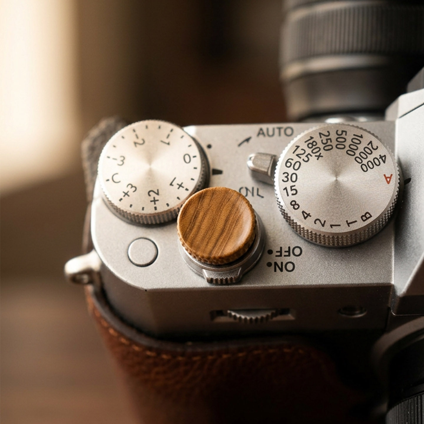 Premium Wood Shutter Button fo - Fujifilm Camera X-T5 评论和价格
