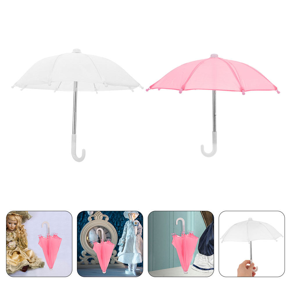 2Pcs Stylish Mini Umbrellas Do - Photography Umbrella 评论和价格