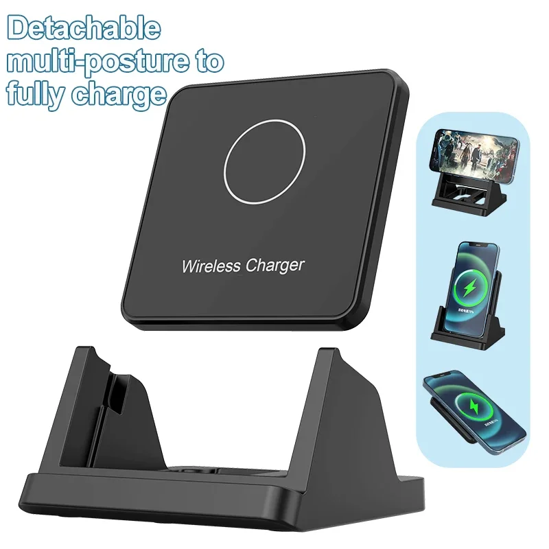 Wireless Charger Pad Stand Des - Tethering Cable Usb 评论和价格