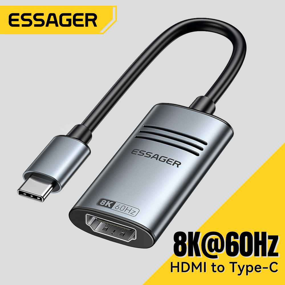 Essager HDMI To USB Type C Ada - Tethering Cable Usb 评论和价格