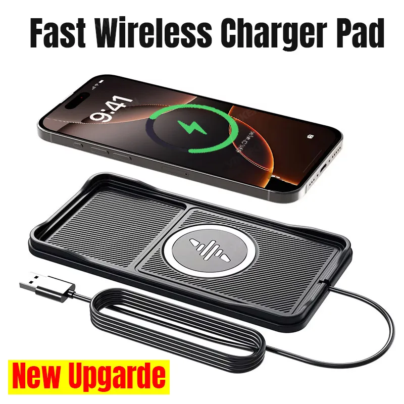 Car Wireless Charger Pad Base  - Tethering Cable Usb 评论和价格