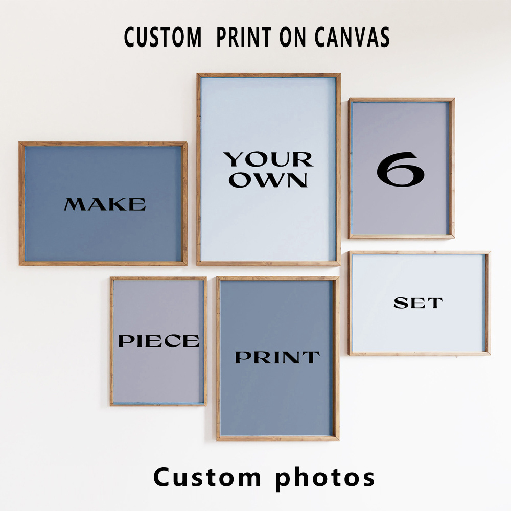 6pcs/set Custom Canvas Prints  - Photograph Lyrics 评论和价格