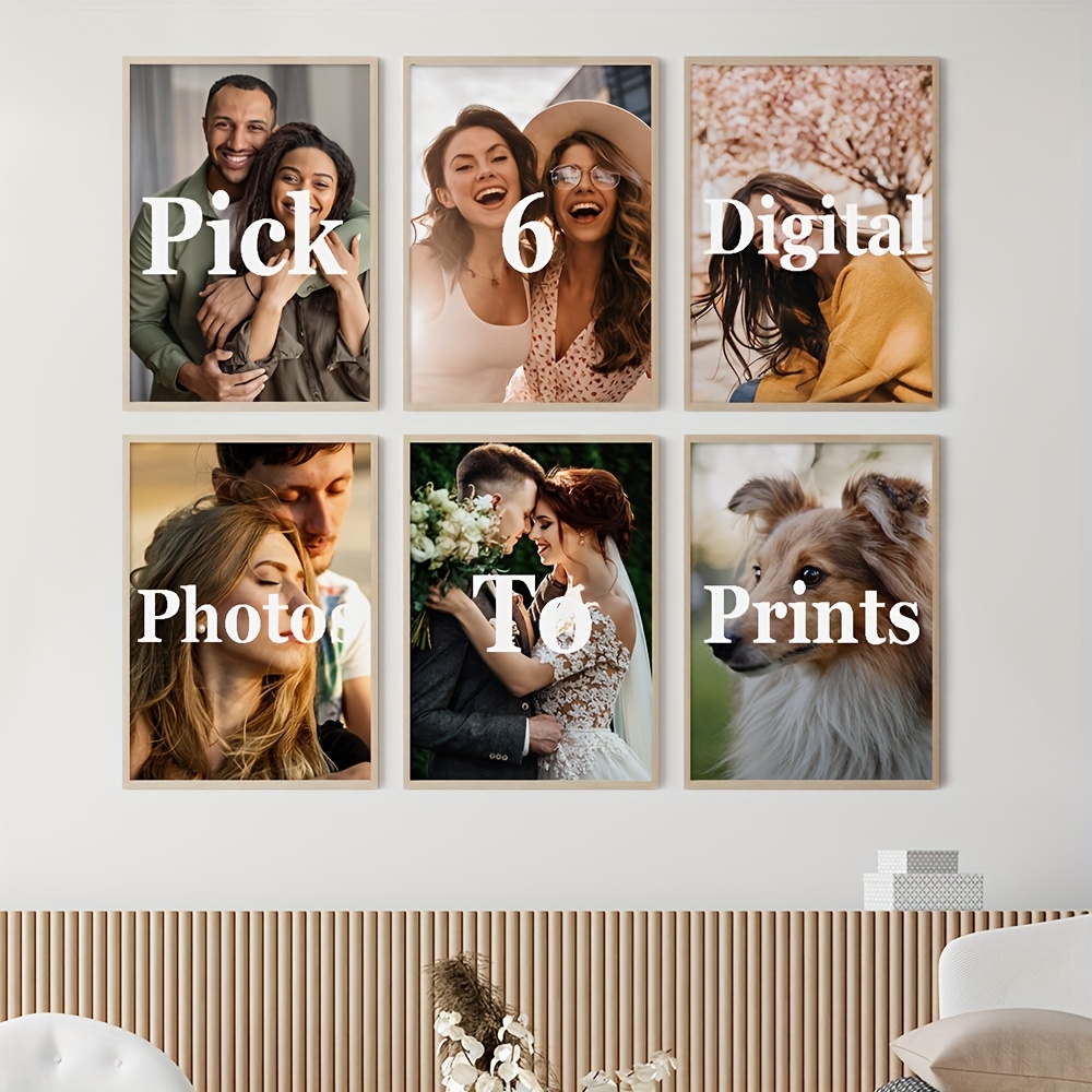 6pcs/set Custom Canvas Prints  - Photograph Lyrics 评论和价格