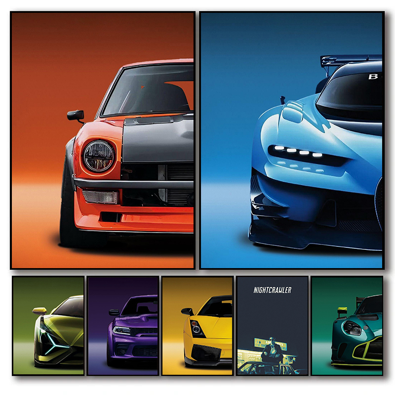 Fashion Supercar Cool Poster E - Photography Close Up 评论和价格